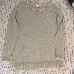 ELLE High low Polkadot sweater